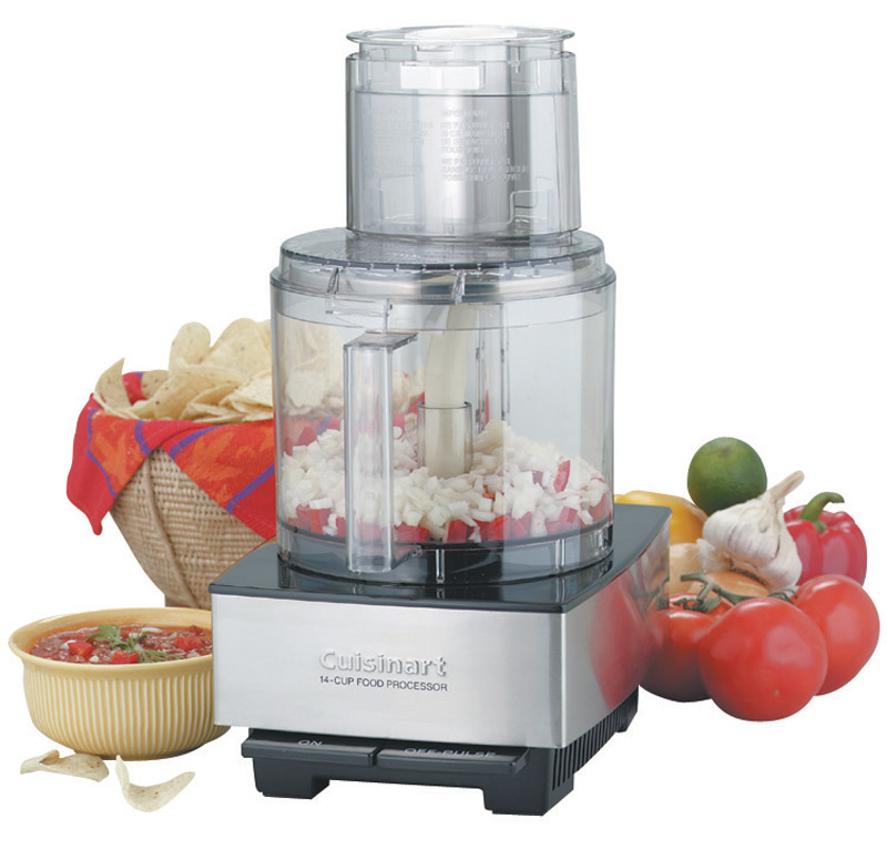 CUISINART进口代理批发 Cuisinart 拉丝镍 14 杯食品加工机 720 W