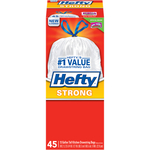 HEFTY进口代理批发 Hefty Strong 13 加仑厨房垃圾袋抽绳 45 个/包 090 万