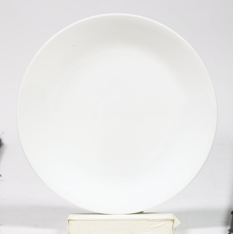 CORELLE进口代理批发 Corelle 白色玻璃冬季霜白色午餐盘 8-1/2 英寸深 1 个装