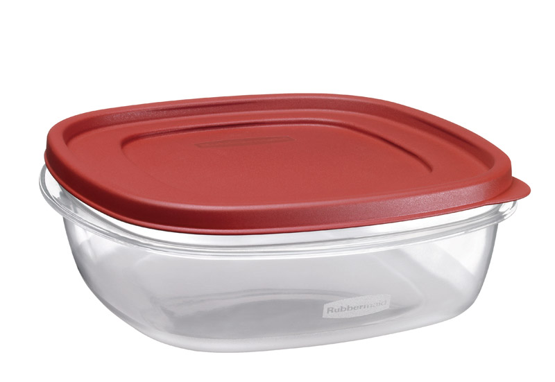 RUBBERMAID进口代理批发 Rubbermaid 9 杯透明食品储存容器 1 包