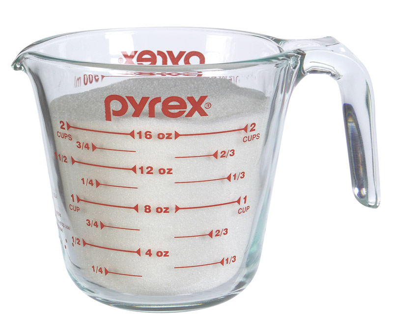 PYREX进口代理批发 Pyrex 2 杯玻璃透明量杯