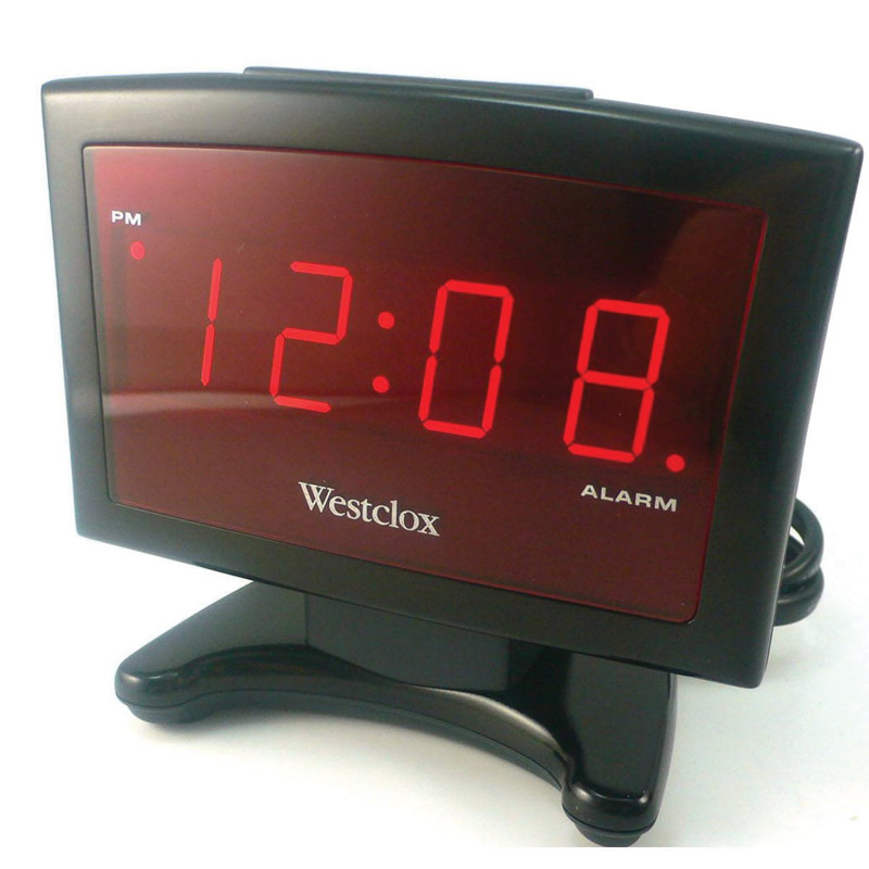 WESTCLOX进口代理批发 Westclox 2.25 英寸黑色数字闹钟