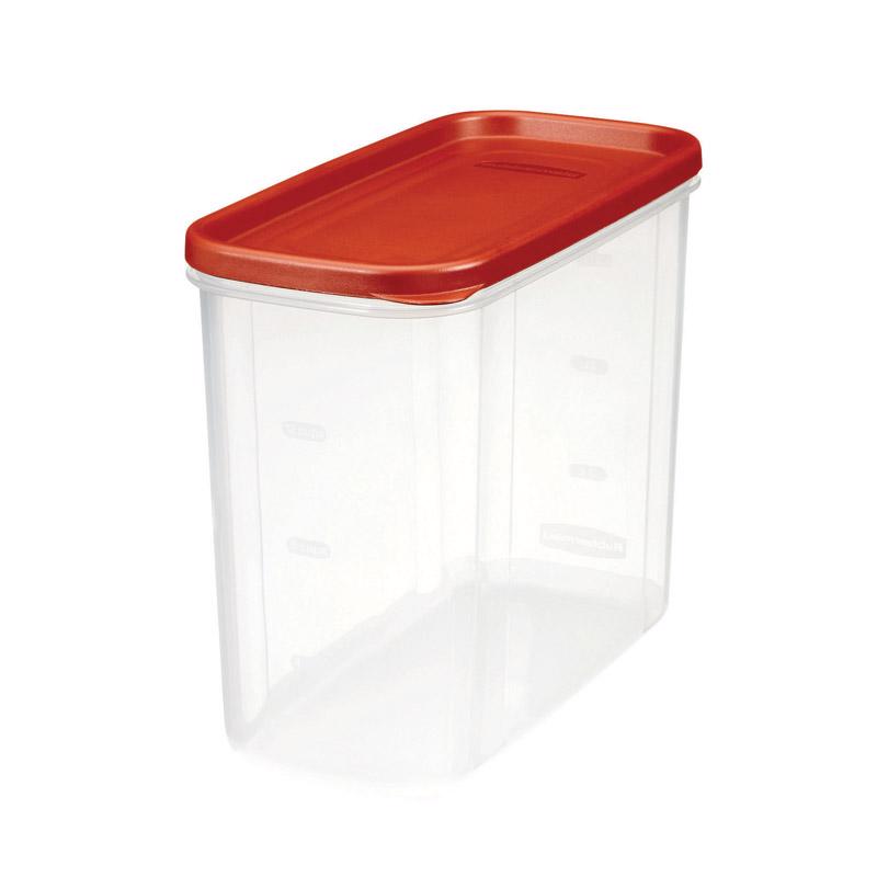 RUBBERMAID进口代理批发 Rubbermaid 16 杯透明/红色食品储存容器 1 包