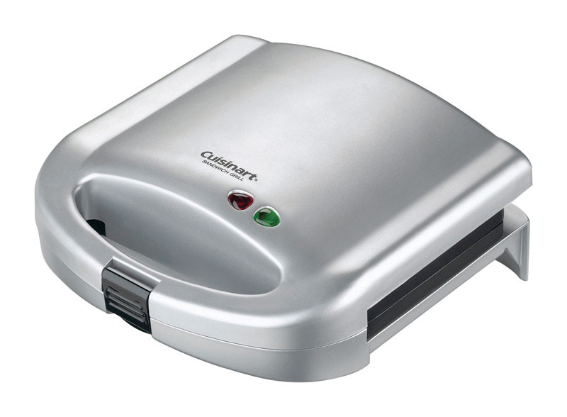 CUISINART进口代理批发 Cuisinart 银色不锈钢不粘表面三明治机