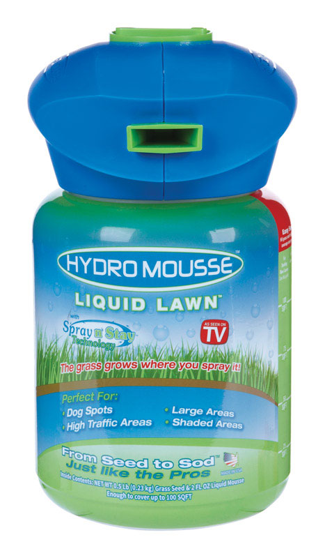 HYDRO MOUSSE进口代理批发 Hydro Mousse 液体草坪细羊茅草全太阳草种子 0.5 磅