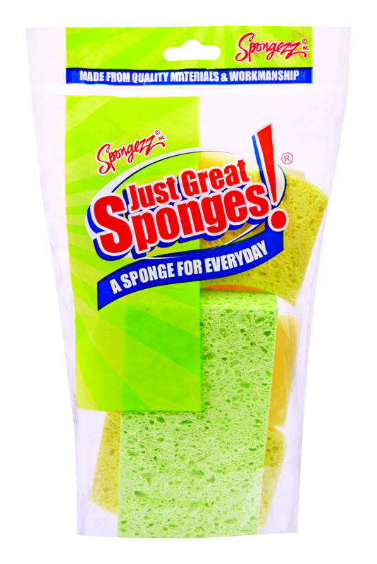 SPONGEZZ进口代理批发 Spongezz Just Great Sponges 通用海绵 6 件装