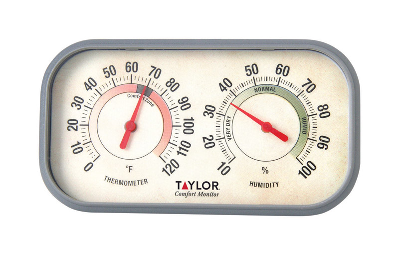 TAYLOR进口代理批发 Taylor Comfort 监视器湿度计/温度计塑料 5.91 英寸