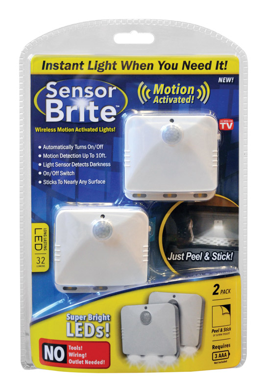 SENSOR BRITE进口代理批发 电视上看到的传感器 Brite 带传感器的自动电池供电 LED 夜灯