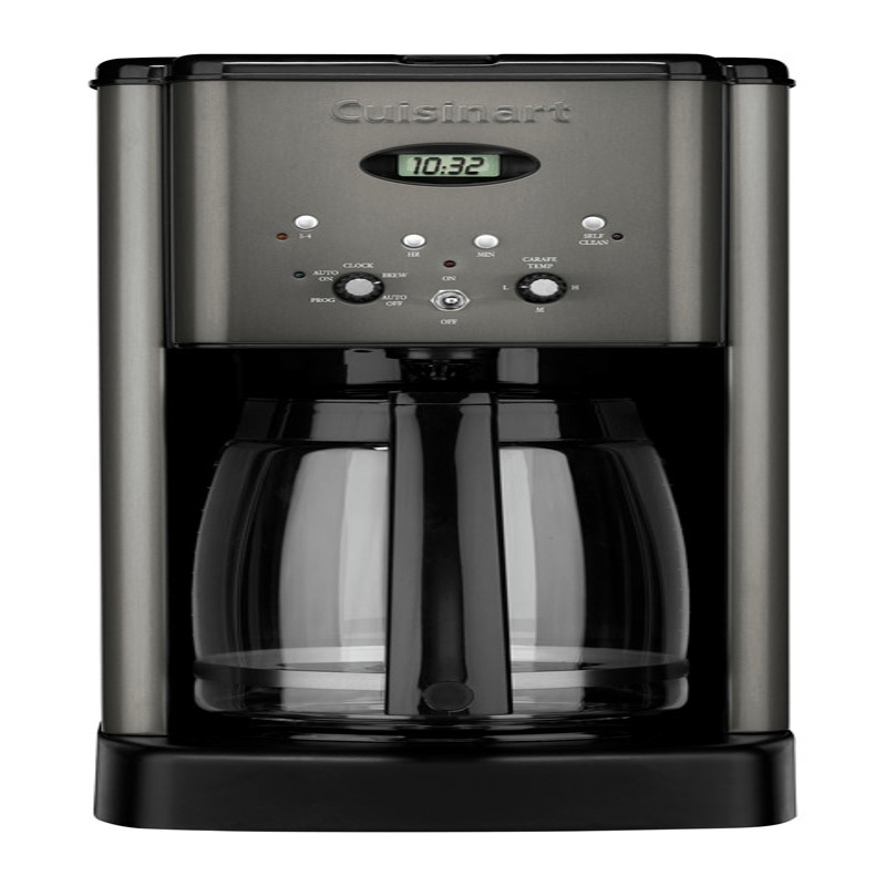 CUISINART进口代理批发 Cuisinart Brew Central 12 杯黑色/银色咖啡机