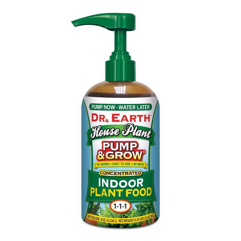 DR. EARTH进口代理批发 Dr. Earth Pump & Grow 有机液体浓缩植物食品 8 盎司