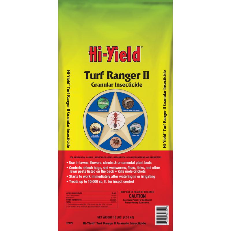 HI-YIELD进口代理批发 Hi-Yield Turf Ranger II 杀虫颗粒 10 磅