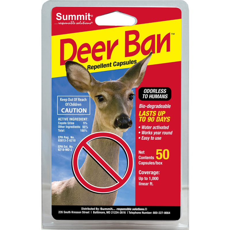 SUMMIT CHEMICAL进口代理批发 Summit Chemical Deer Ban 鹿用动物驱避胶囊 50 克拉