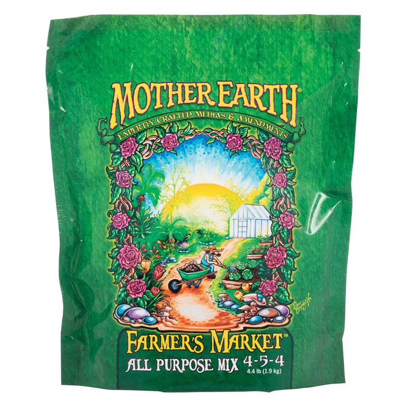 MOTHER EARTH进口代理批发 Mother Earth 农贸市场所有植物 4-5-4 植物肥料 4.4 磅