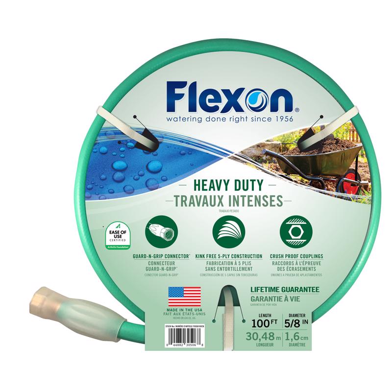 FLEXON进口代理批发 Flexon 5/8 英寸 DX 100 英尺长重型花园软管