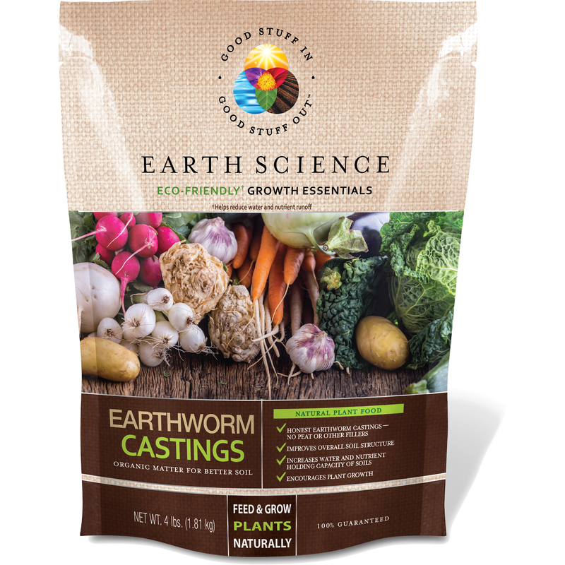 EARTH SCIENCE进口代理批发 Earth Science Growth Essentials 有机蚯蚓铸件 4 磅