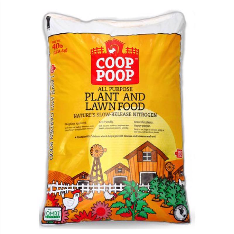 COOP POOP进口代理批发 Coop 粪便有机 2-4-3 植物肥料 40 磅