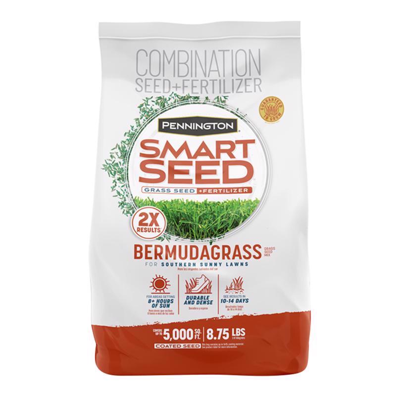 PENNINGTON进口代理批发 Pennington Smart Seed 百慕大草全日照草种子和肥料 8.75 磅