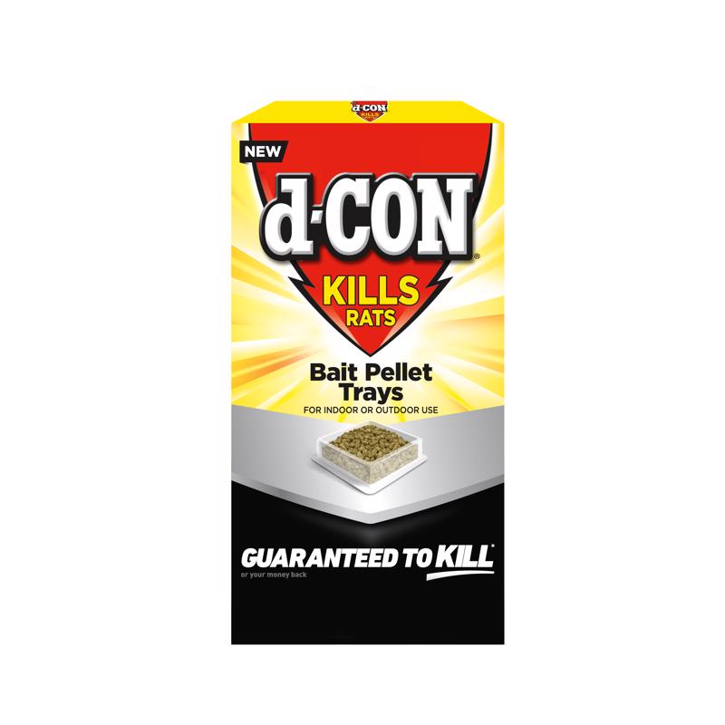 D-CON进口代理批发 d-CON 小鼠和大鼠有毒诱饵托盘颗粒 6 盎司 1 包