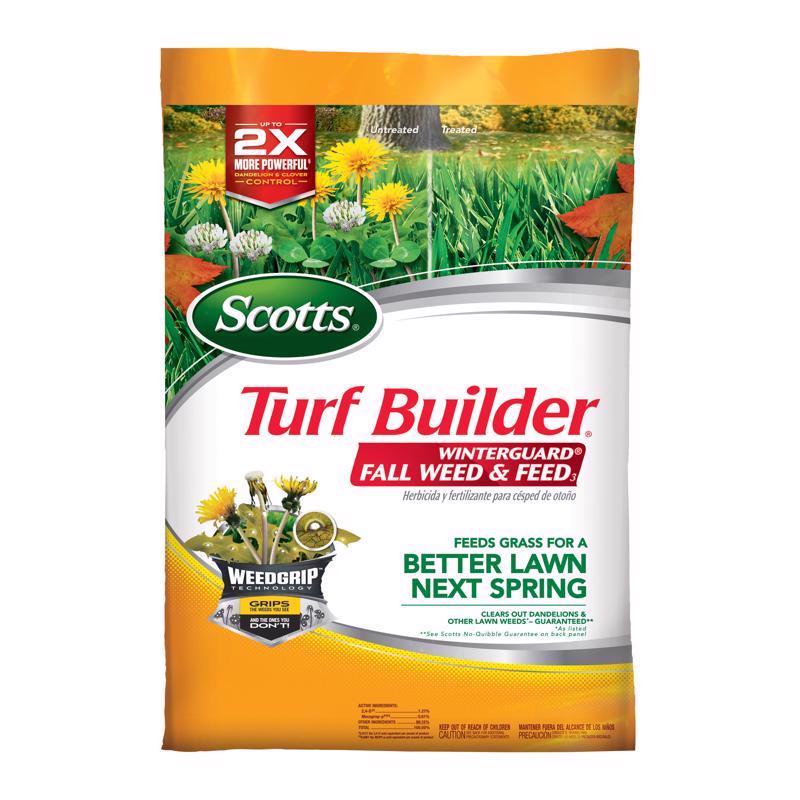 SCOTTS进口代理批发 Scotts Turf Builder WinterGuard 杂草和饲料草坪肥料，适用于多种草类型 4000 平方英尺