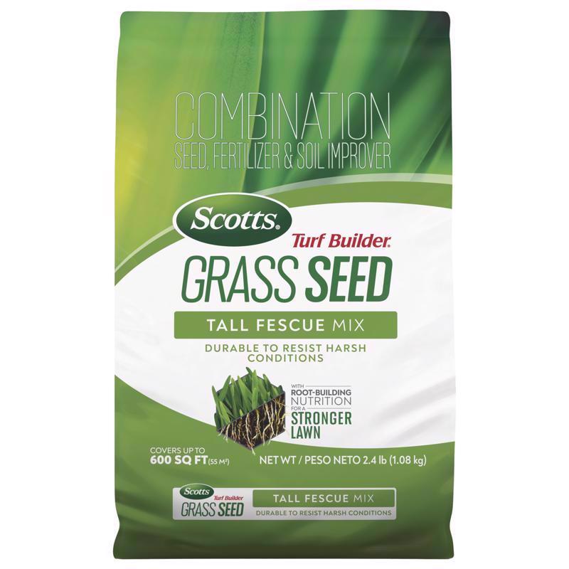 酷牌库|商品详情-SCOTTS进口代理批发 Scotts Turf Builder 高羊茅草阳光或遮阳肥料/种子/土壤改良剂 2.4 磅