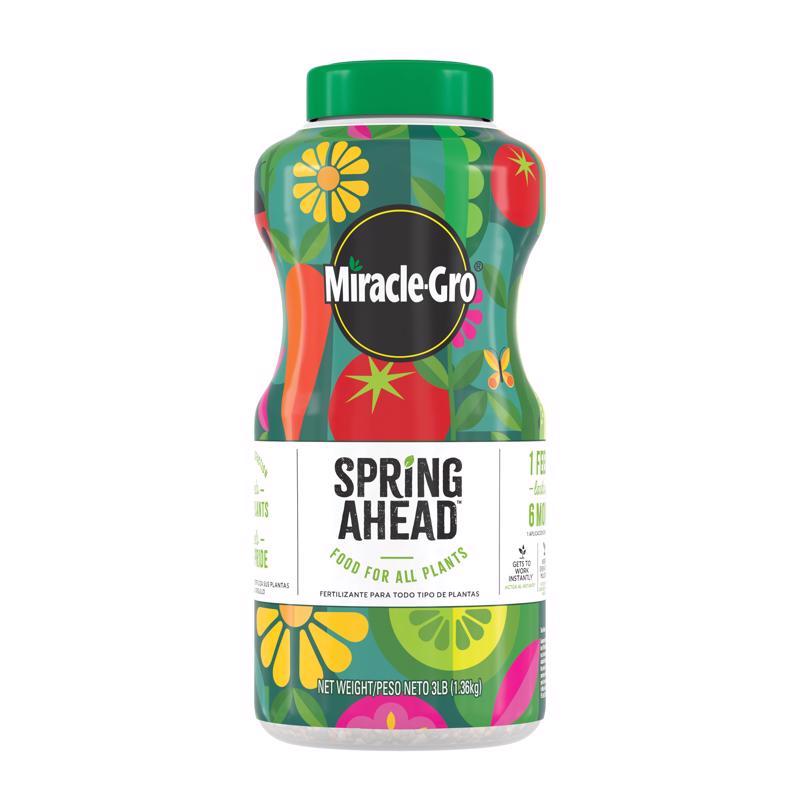 酷牌库|商品详情-MIRACLE-GRO进口代理批发 Miracle-Gro Spring Ahead 颗粒植物性食品 3 磅