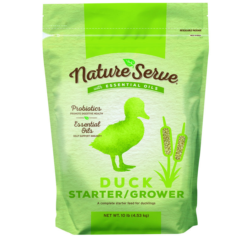 NATURESERVE进口代理批发 NatureServe 鸭子种植/入门饲料碎屑 10 磅