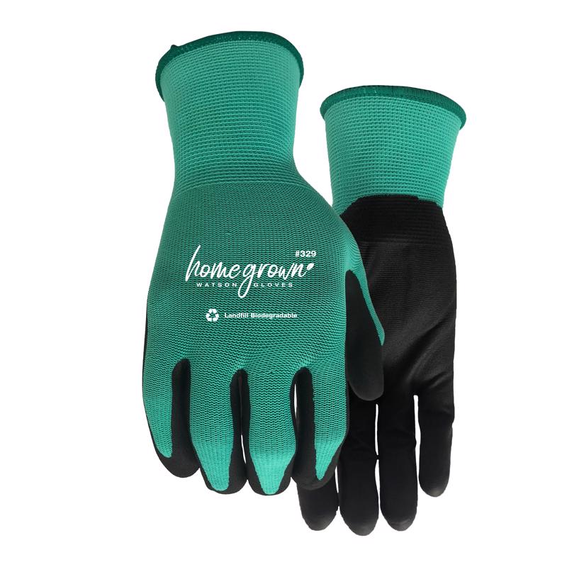 WATSON GLOVES进口代理批发 Watson Gloves Homegrown M 尼龙玉绿色园艺手套