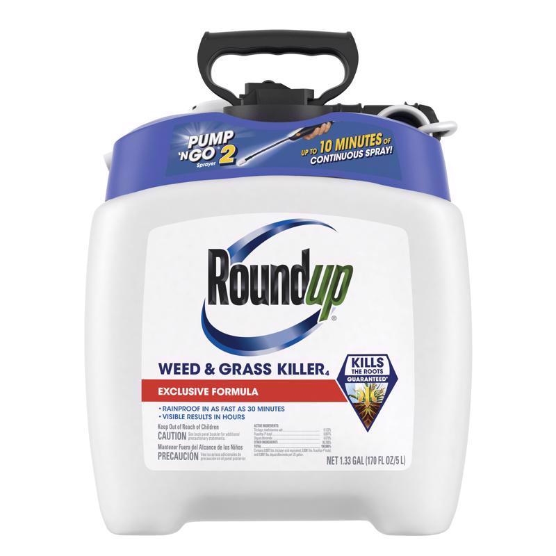 ROUNDUP进口代理批发 Roundup Pump 'N Go 除草剂 RTU 液体 1.33 加仑