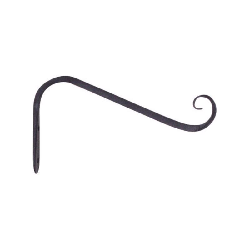 Living Accents Black Wrought Iron 5 Inch Forged Angled Plant Hook