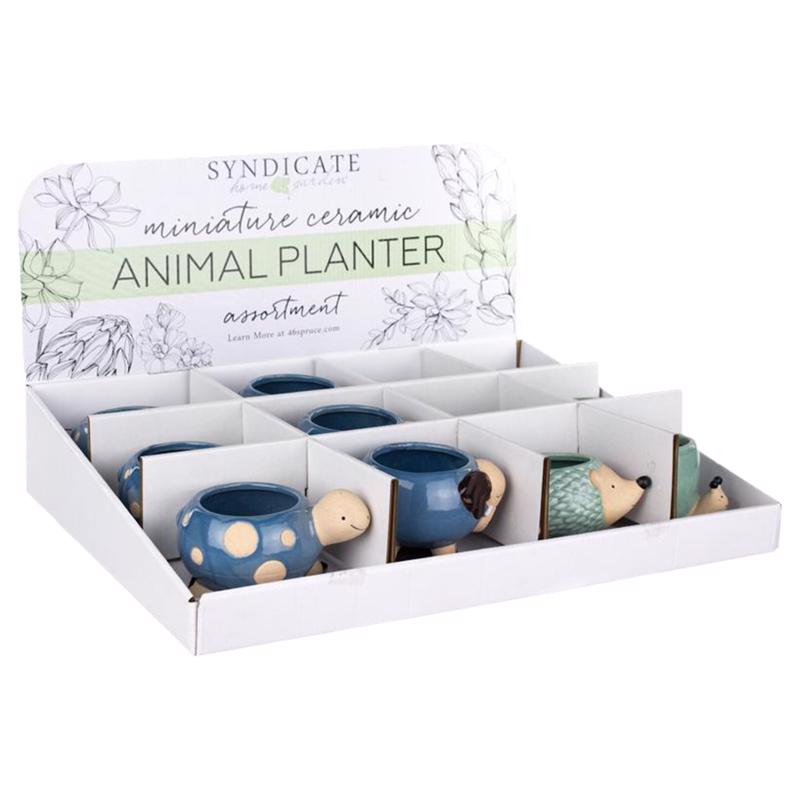 Ceramic Miniature Animal Planter - Syndicate Collection For Indoor Plants