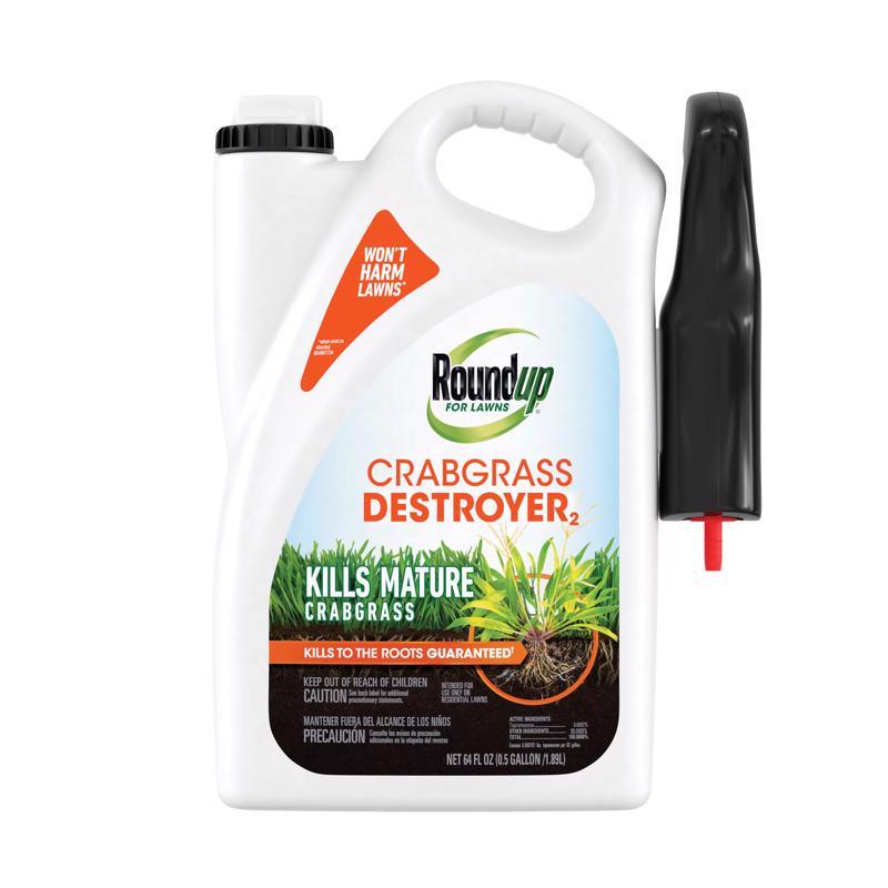 Roundup Crabgrass Weed and Vegetation Killers RTU Liquid 0.5 gal