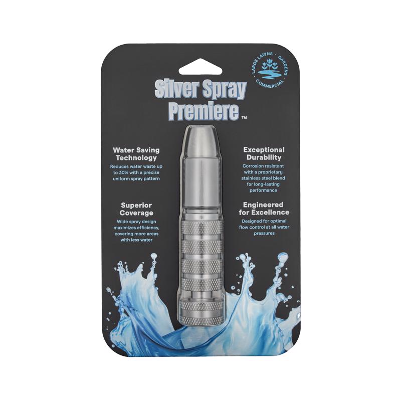 Silver Spray Premiere Adjustable Stainless Steel Spray Nozzle
