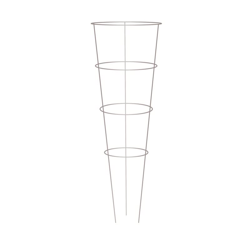 Glamos Wire 42 in. H X 14 in. W Gray Metal Plant Support