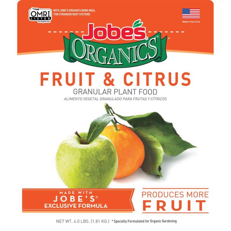 Jobe's Organic Granules Fruit & Citrus Plant Food 4 lb