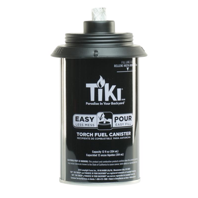 TIKI进口代理批发 TIKI Easy Pour 香茅火炬燃料黑色 12 盎司