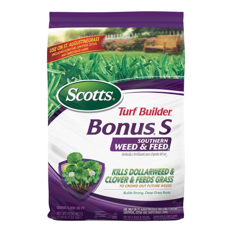 Scotts 29-0-10 Weed & Feed Lawn Food For Southern Grasses 5000 sq ft 17.24 cu in