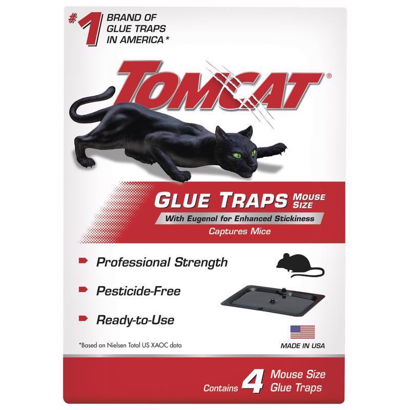 TOMCAT进口代理批发 Tomcat 小老鼠胶捕器 4 件装