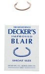 DECKER进口代理批发 Decker 改进型 Blair 12.5 Ga. 肖特动物环 100 件装