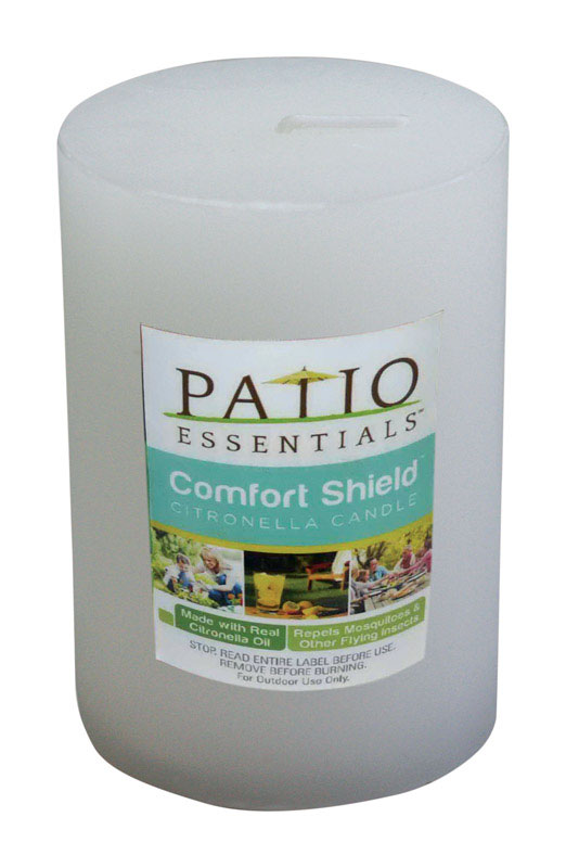 PATIO ESSENTIALS进口代理批发 Patio Essentials 香茅柱蜡烛 蚊子/其他飞虫蜡烛 8 盎司