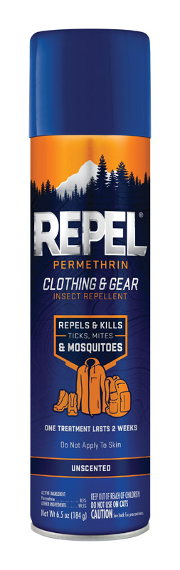 REPEL进口代理批发 Repel Clothing & Gear 蚊子/蜱虫驱虫液 6.5 盎司