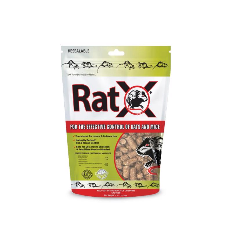 RATX进口代理批发 RatX 小鼠和大鼠无毒诱饵颗粒 8 盎司 1 包