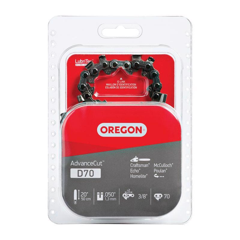 OREGON进口代理批发 Oregon AdvanceCut D70 20 英寸电锯链 70 个链节