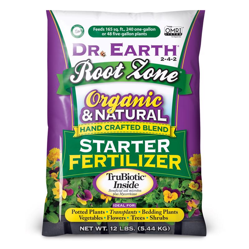 DR. EARTH进口代理批发 Dr. Earth Root Zone 有机多用途 2-4-2 植物肥料 12 磅