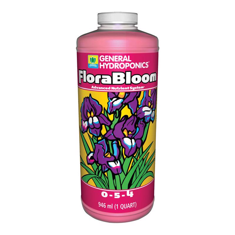 GENERAL HYDROPONICS进口代理批发 一般水培法 FloraBloom 液体营养系统 1 夸脱