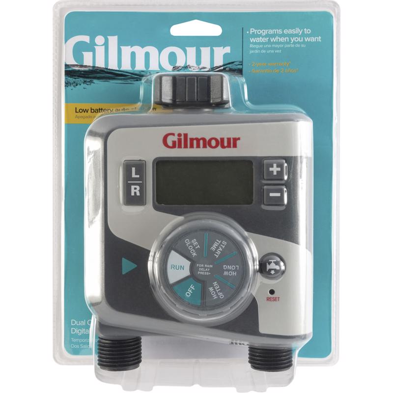 GILMOUR进口代理批发 Gilmour 可编程 2 区水定时器