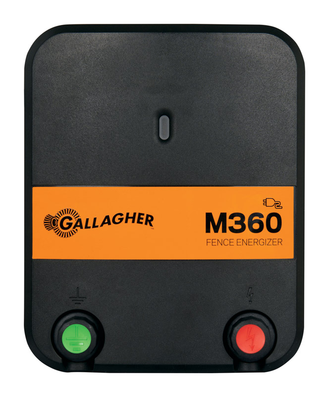 GALLAGHER进口代理批发 Gallagher M360 110 V 电动??围栏能量器 153331200055 平方英尺黑色/橙色