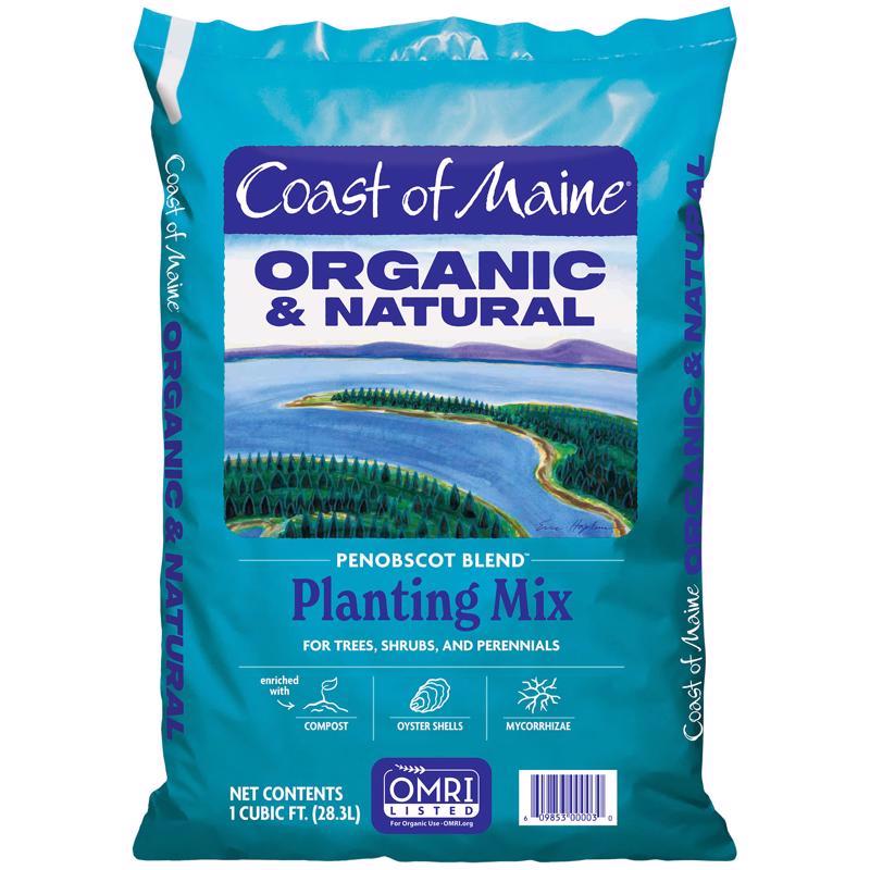 COAST OF MAINE进口代理批发 缅因海岸佩诺布斯科特混合有机通用种植土壤 1 立方英尺