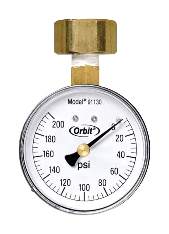 ORBIT进口代理批发 轨道压力表 3/4 英寸 200 psi