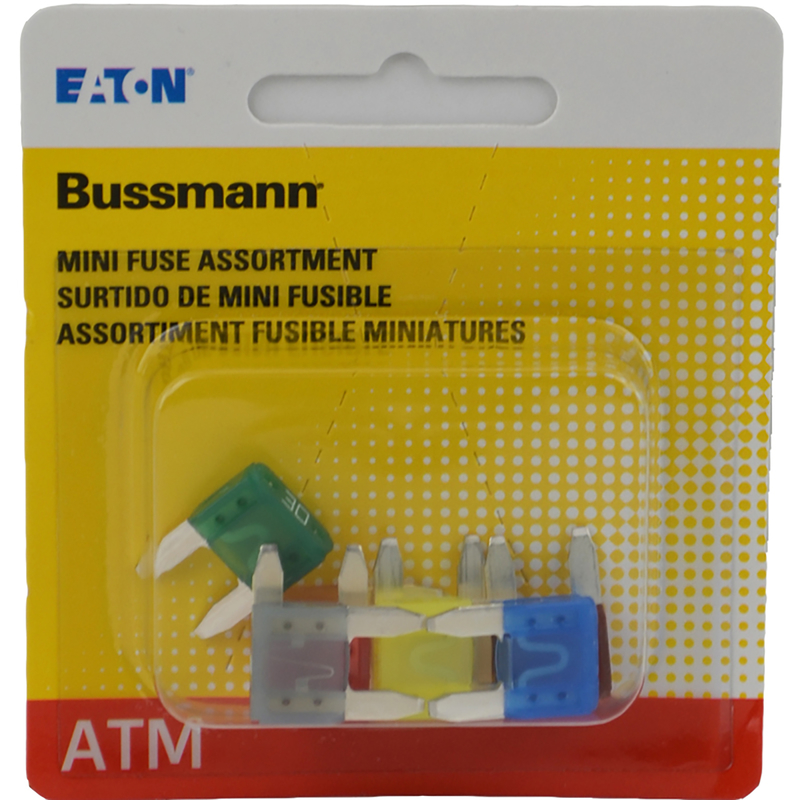 BUSSMANN进口代理批发 Bussmann 30 安培 ATM 各种刀片保险丝 8 件装