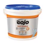 GOJO进口代理批发 Gojo Fast Towels 清新柑橘香味清洁湿巾